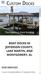 Mobile Screenshot of customdocksllc.com